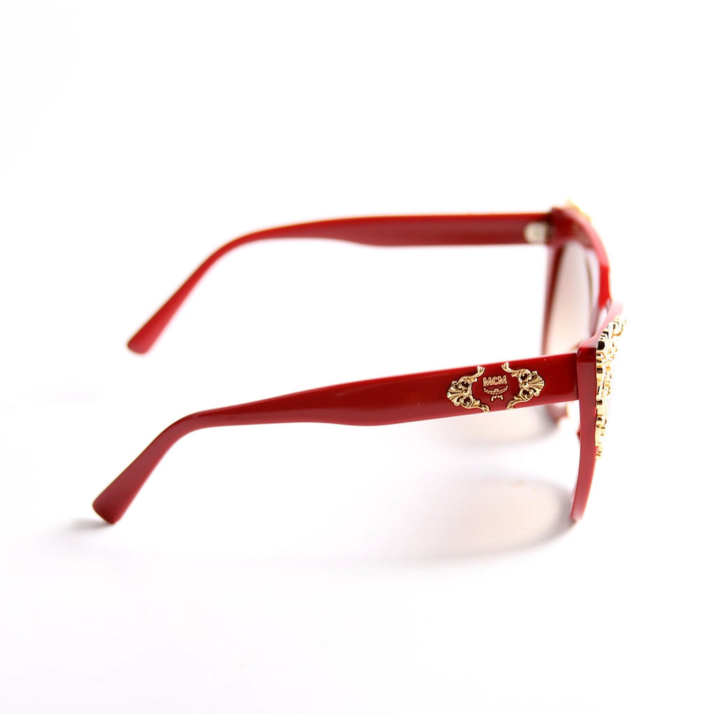 MCM638S Cat Eye Sunglasses Red/Gold