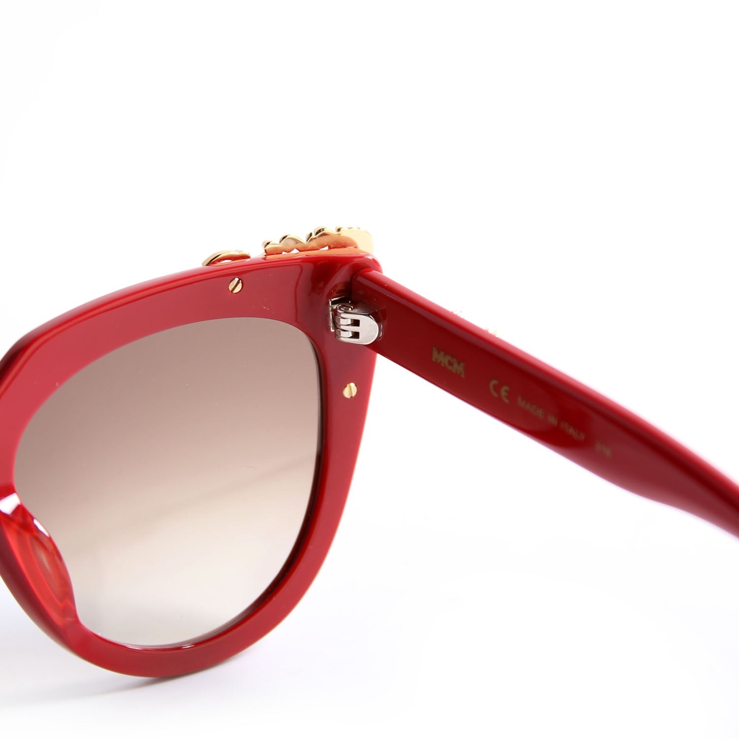 MCM638S Cat Eye Sunglasses Red/Gold