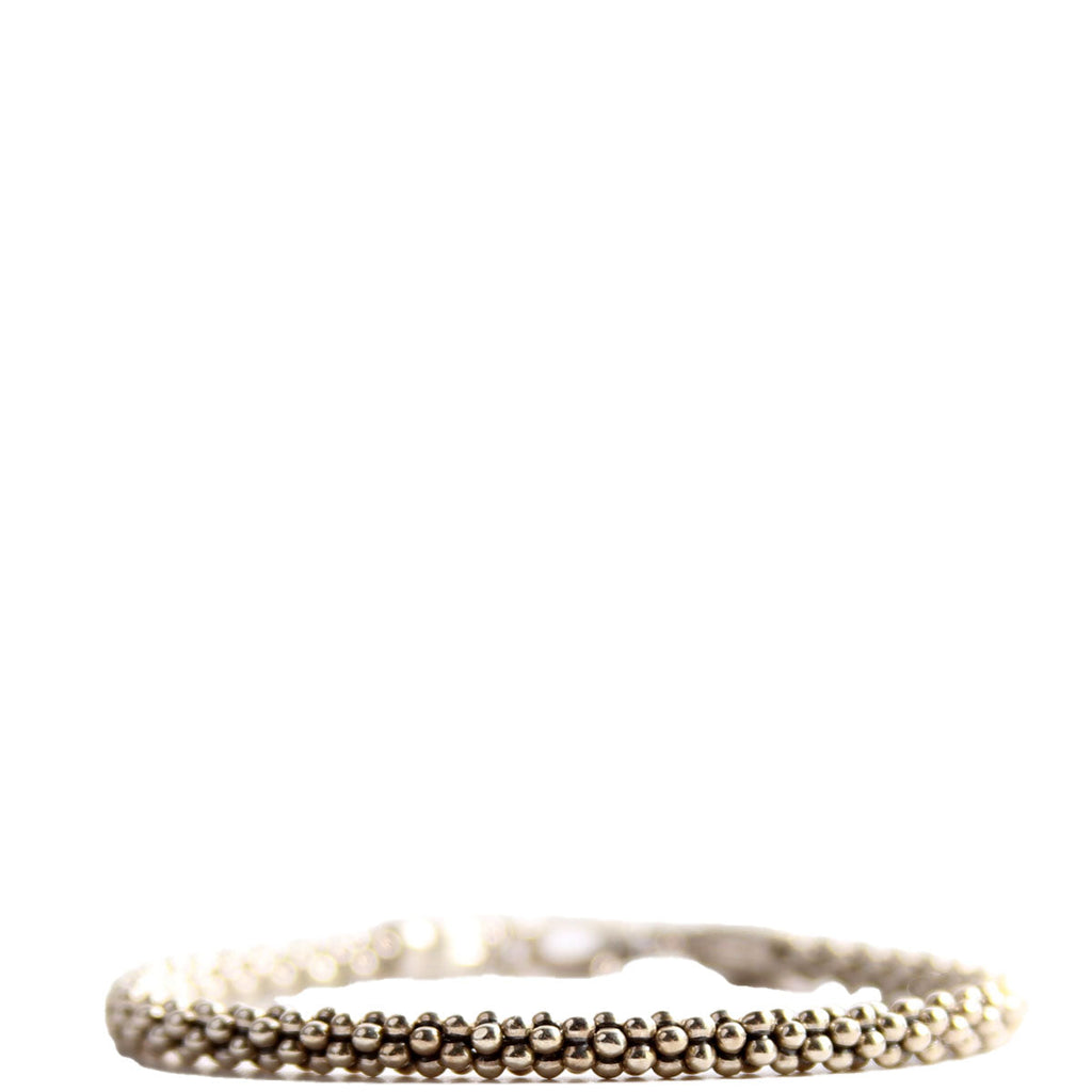 Caviar Rope Bracelet 4MM 925