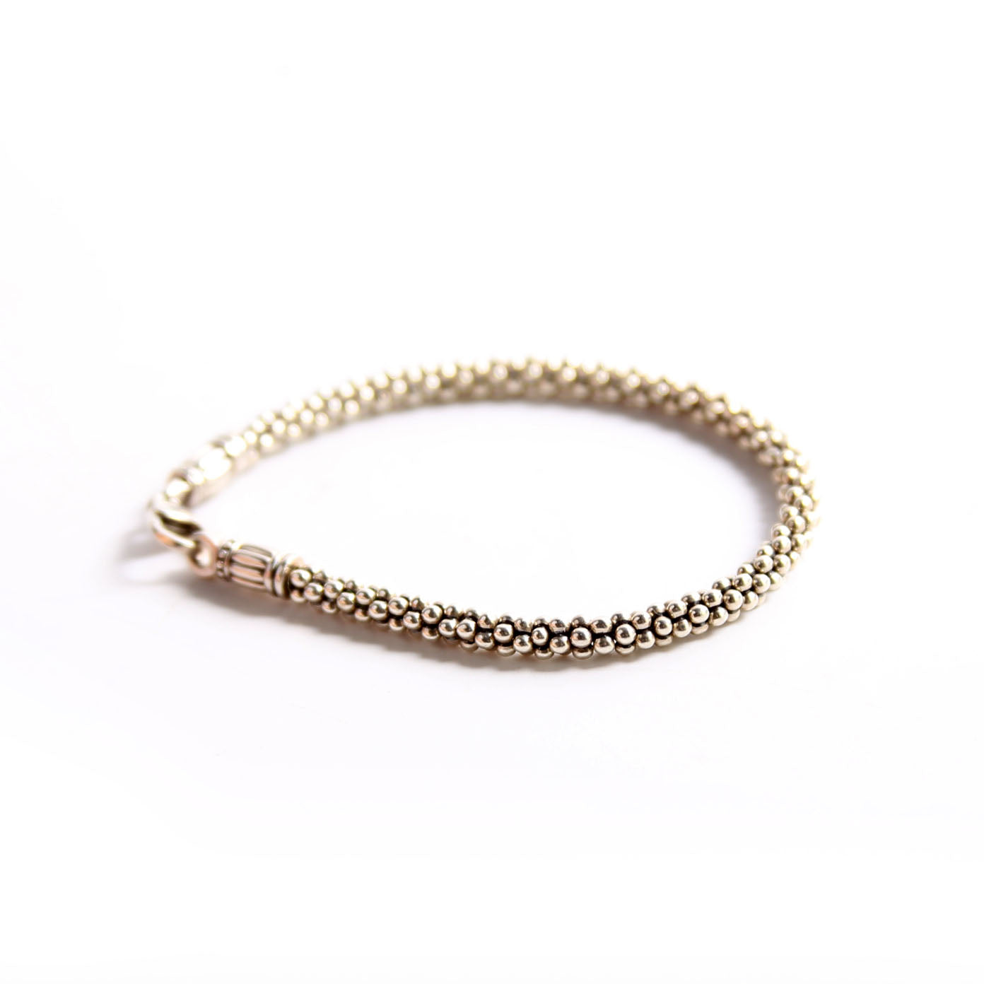 Caviar Rope Bracelet 4MM 925