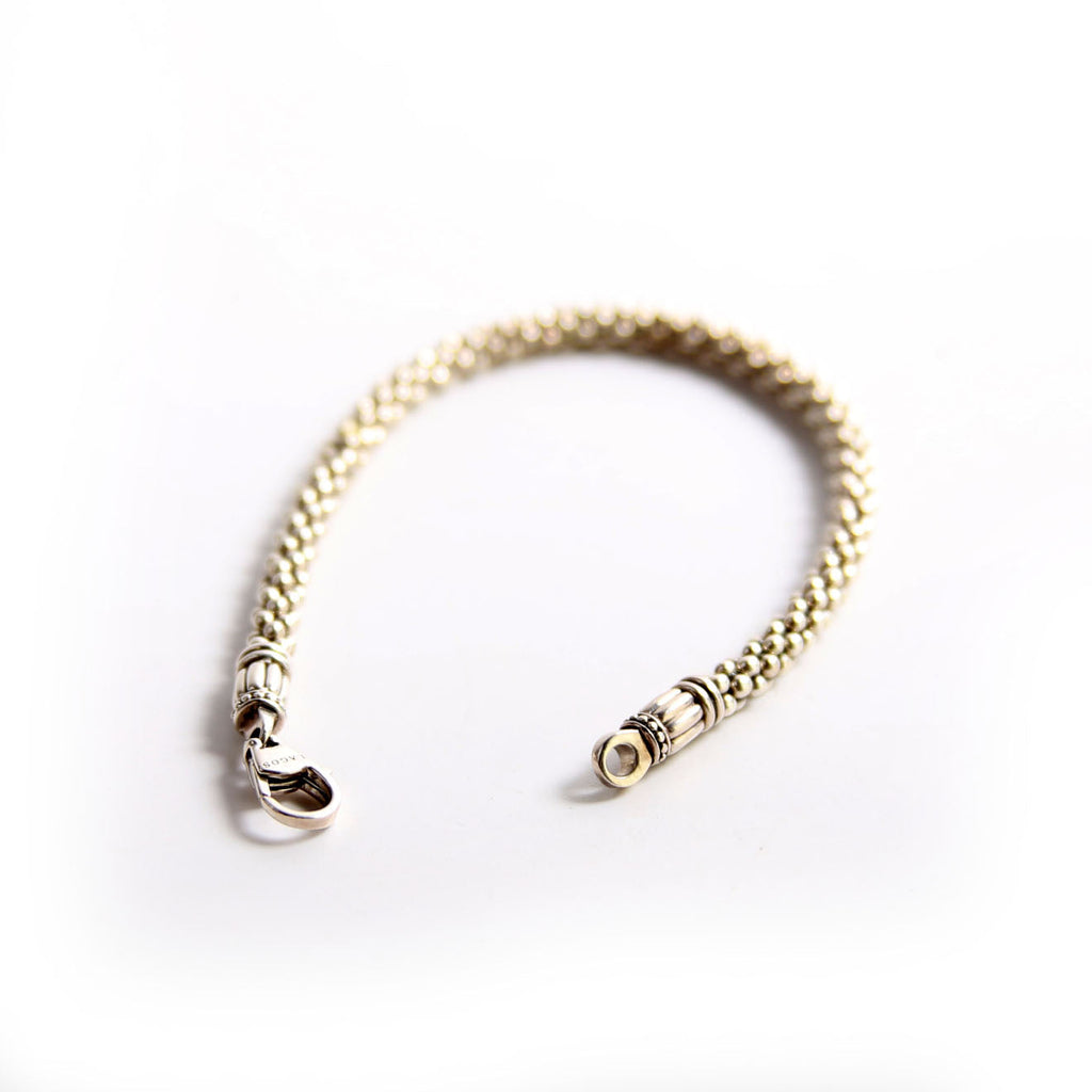 Caviar Rope Bracelet 4MM 925