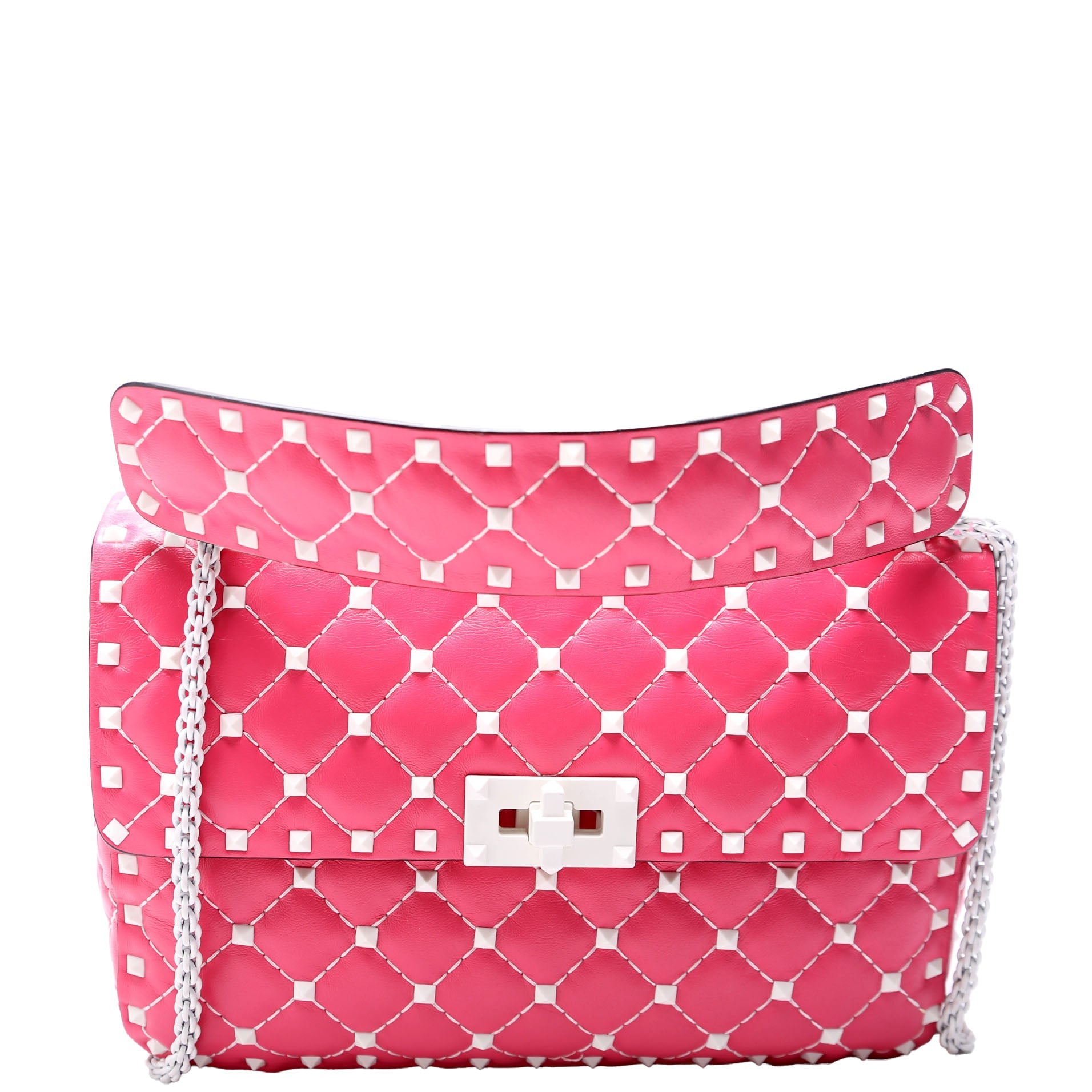 Rockstud Spike Bag Small Pink