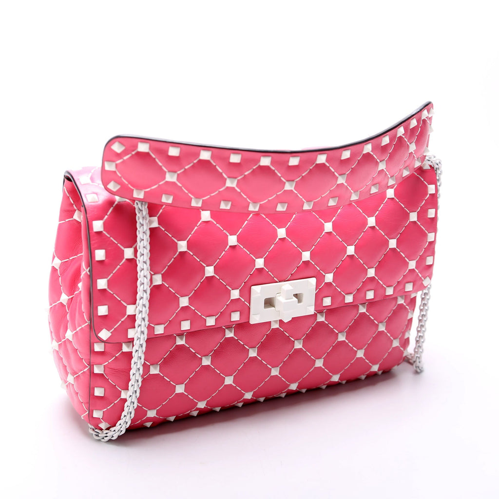 Rockstud Spike Bag Small Pink
