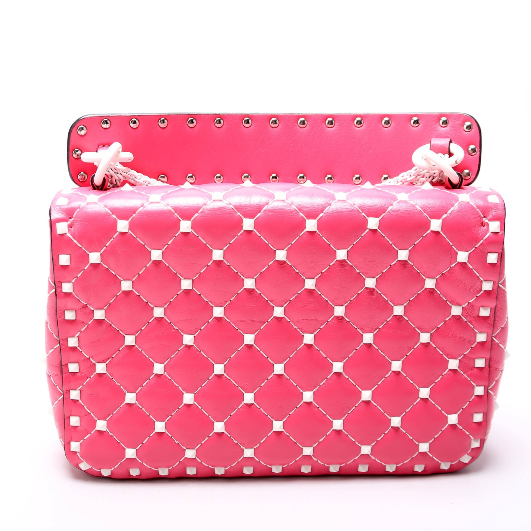 Rockstud Spike Bag Small Pink