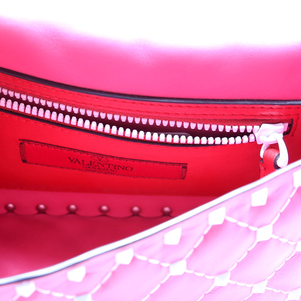 Rockstud Spike Bag Small Pink