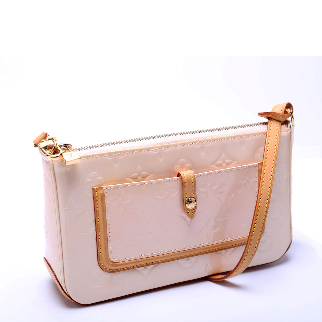 Pochette Mallory Vernis Cream/Brown