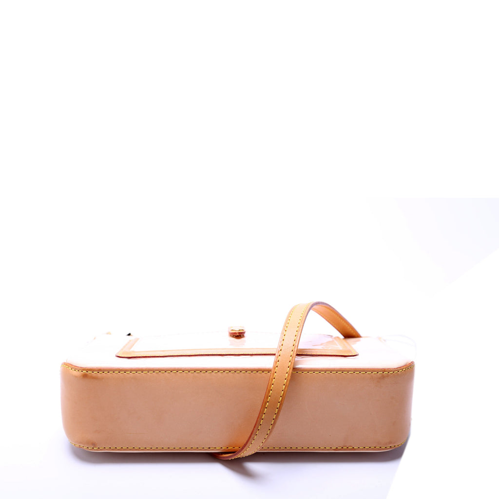 Pochette Mallory Vernis Cream/Brown