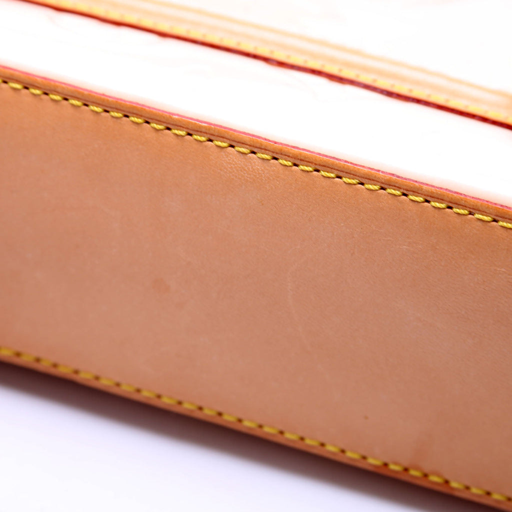 Pochette Mallory Vernis Cream/Brown