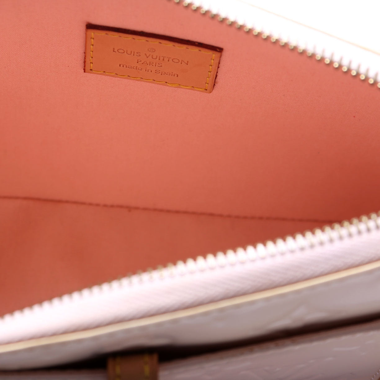 Pochette Mallory Vernis Cream/Brown