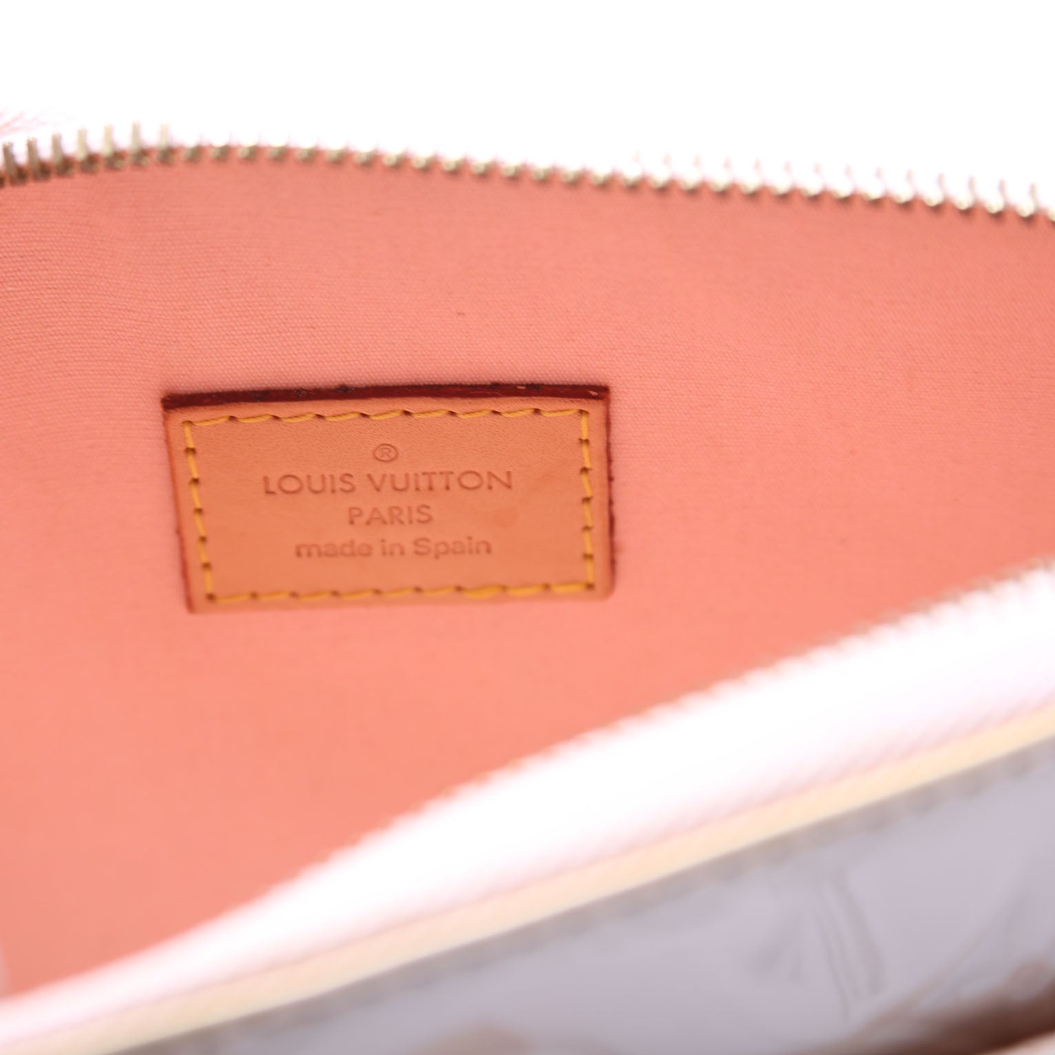 Pochette Mallory Vernis Cream/Brown