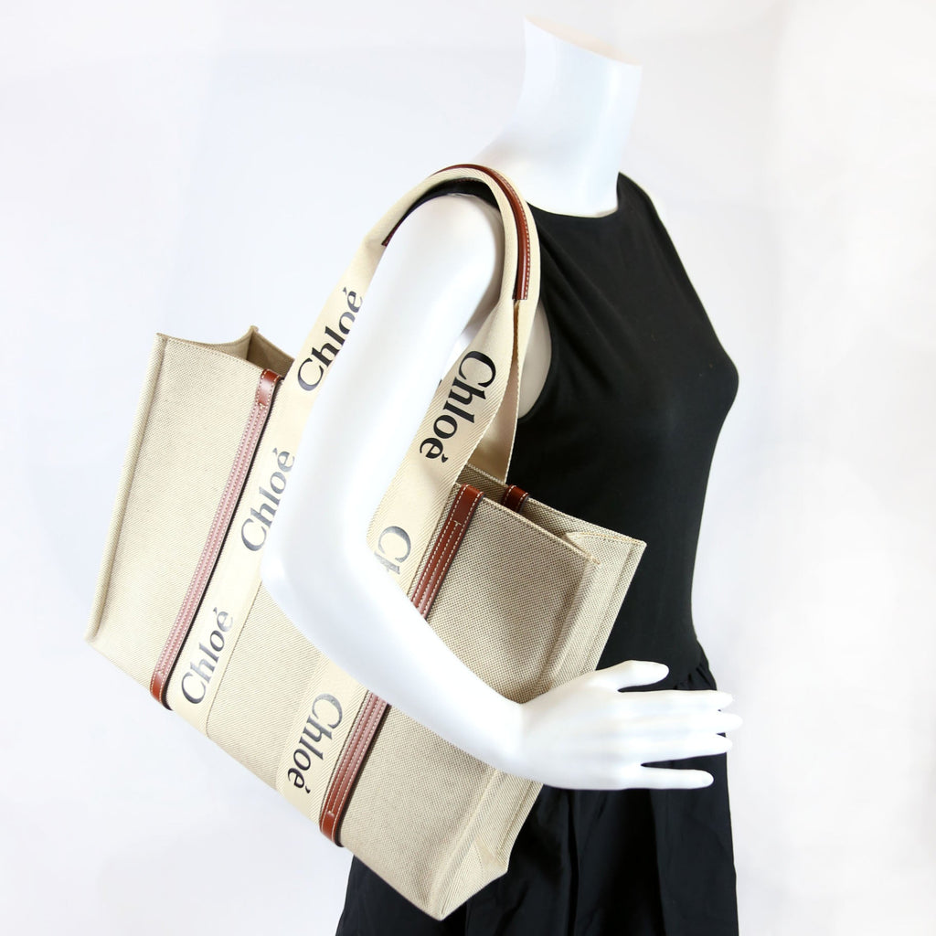 Woody Ribbon Tote Large