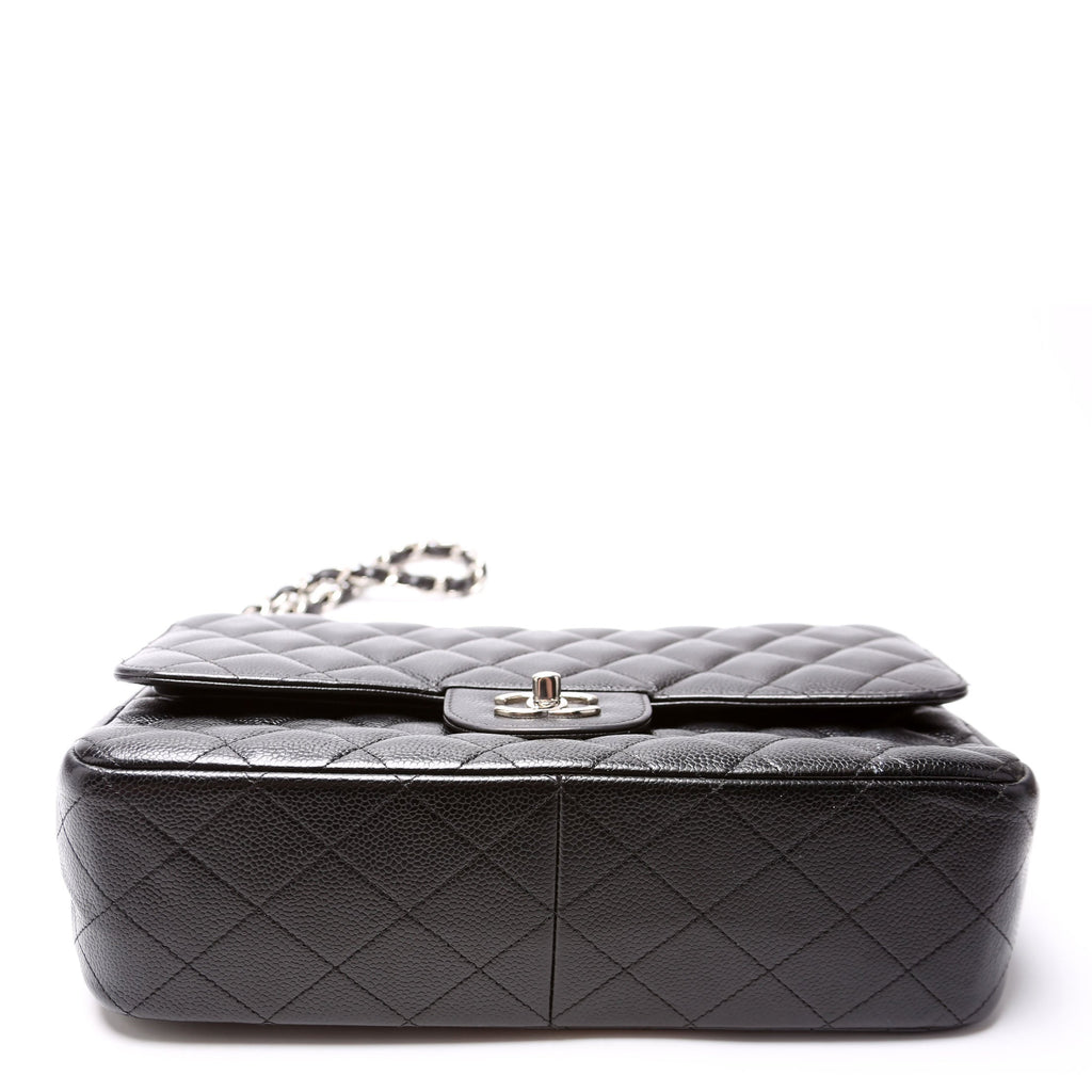 Classic Flap Jumbo Caviar 21-24M Black