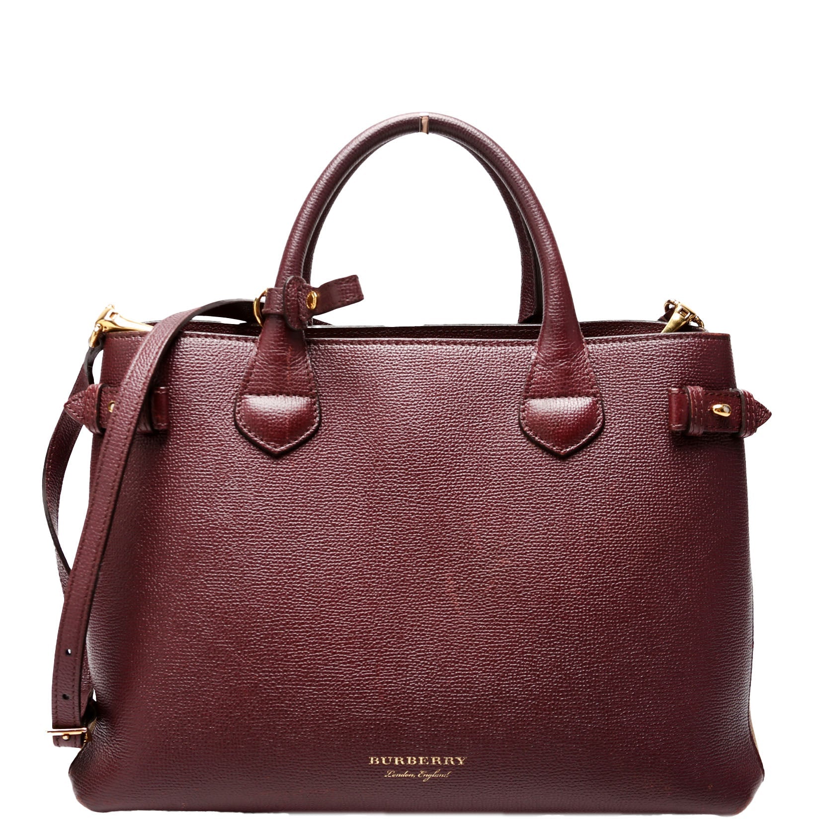 3962178 Banner Tote Medium Burgundy