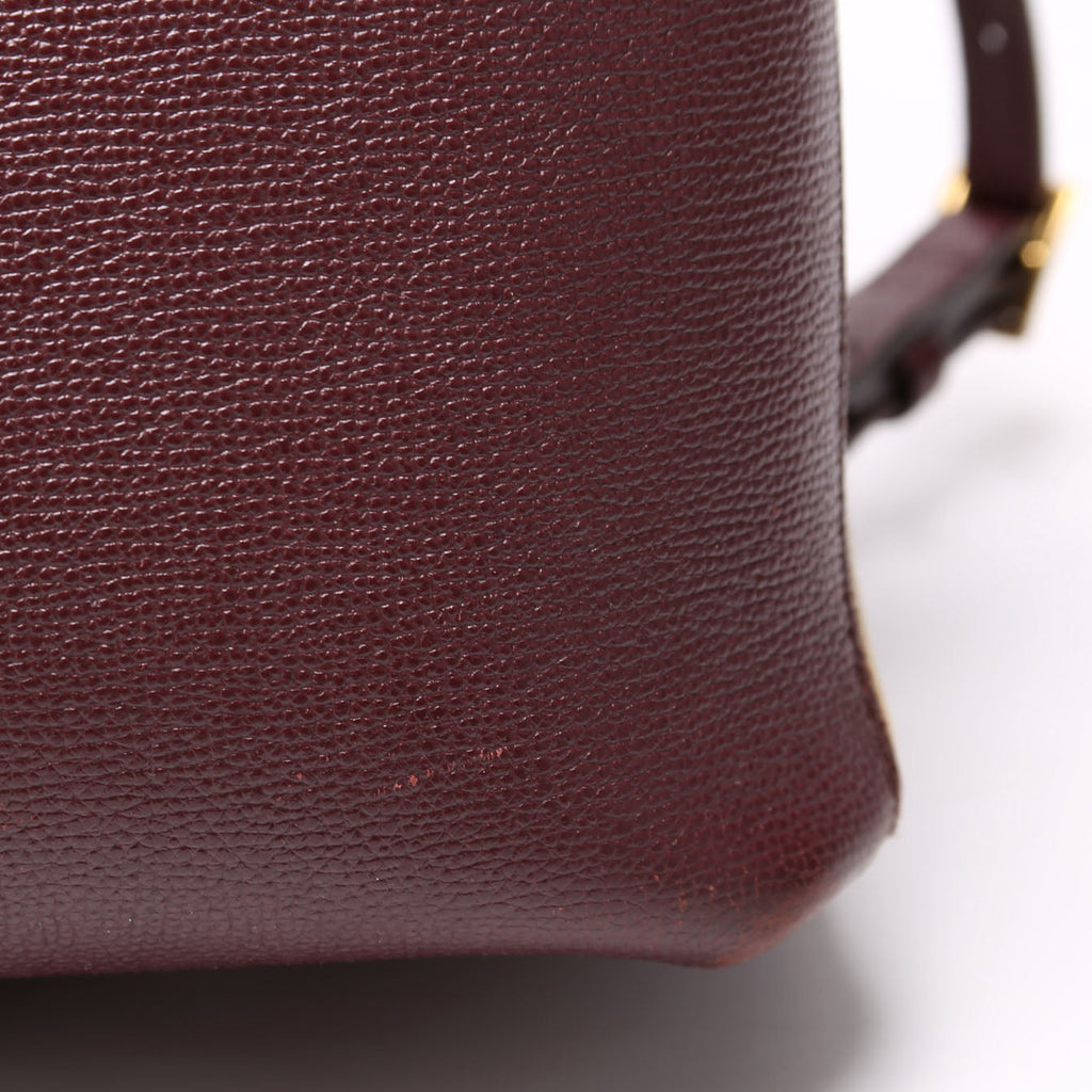 3962178 Banner Tote Medium Burgundy