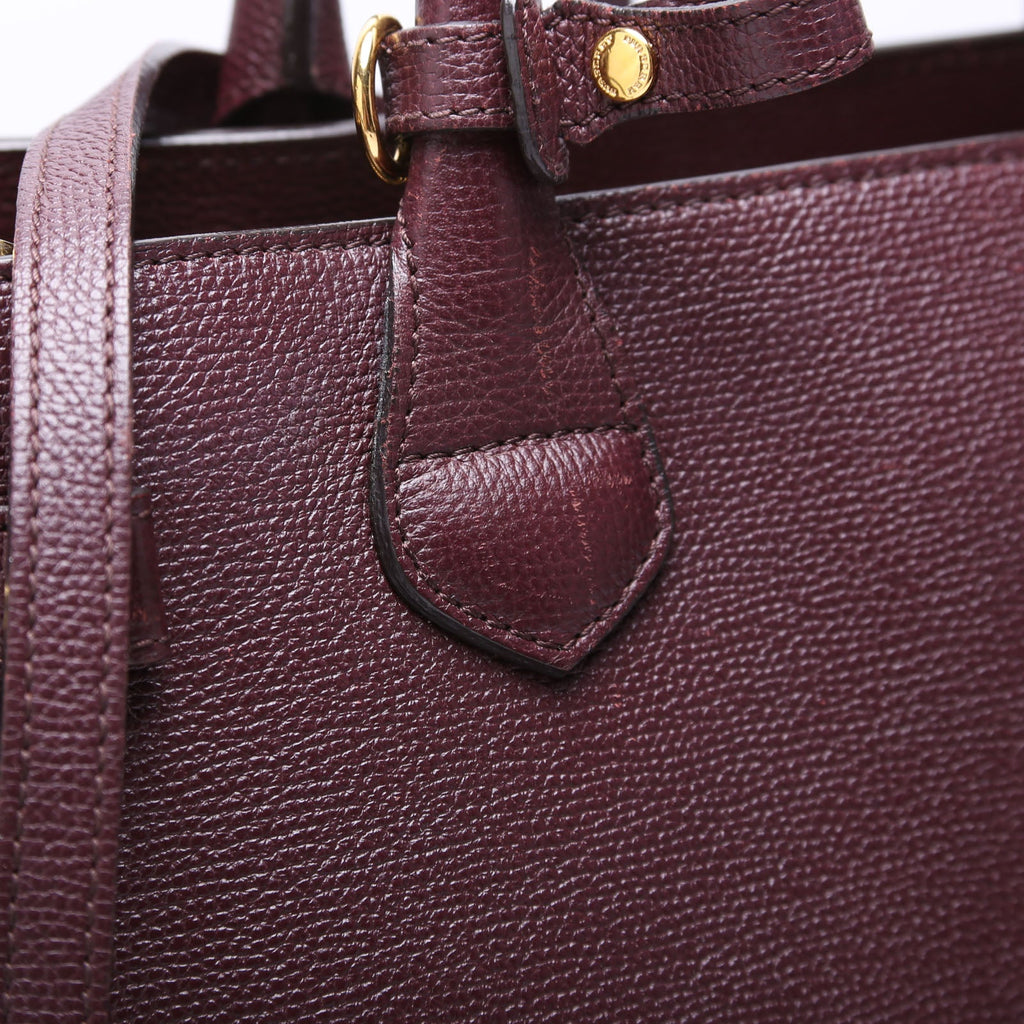3962178 Banner Tote Medium Burgundy