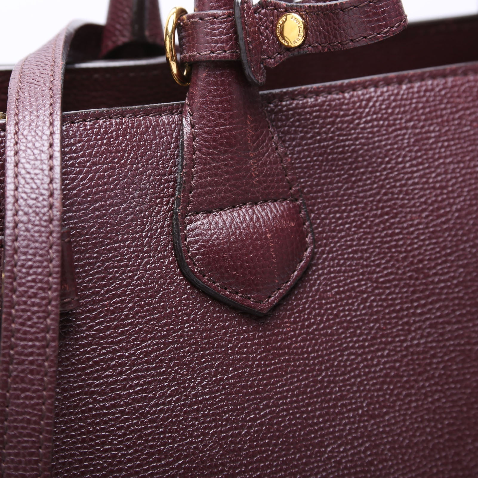 3962178 Banner Tote Medium Burgundy