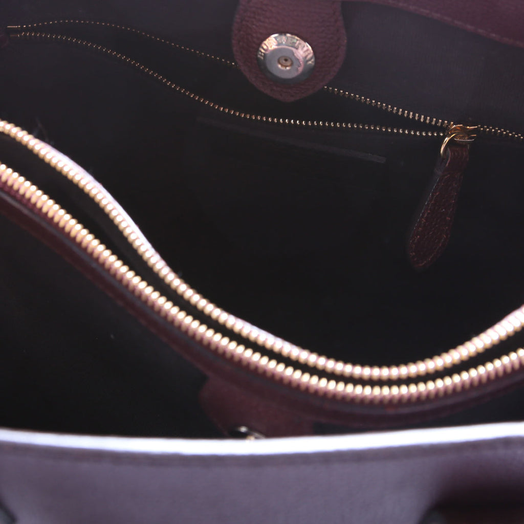 3962178 Banner Tote Medium Burgundy