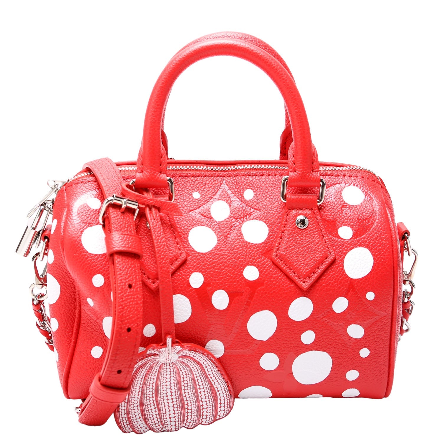 Speedy 20 Bandouliere Kusama Dots Empreinte Red