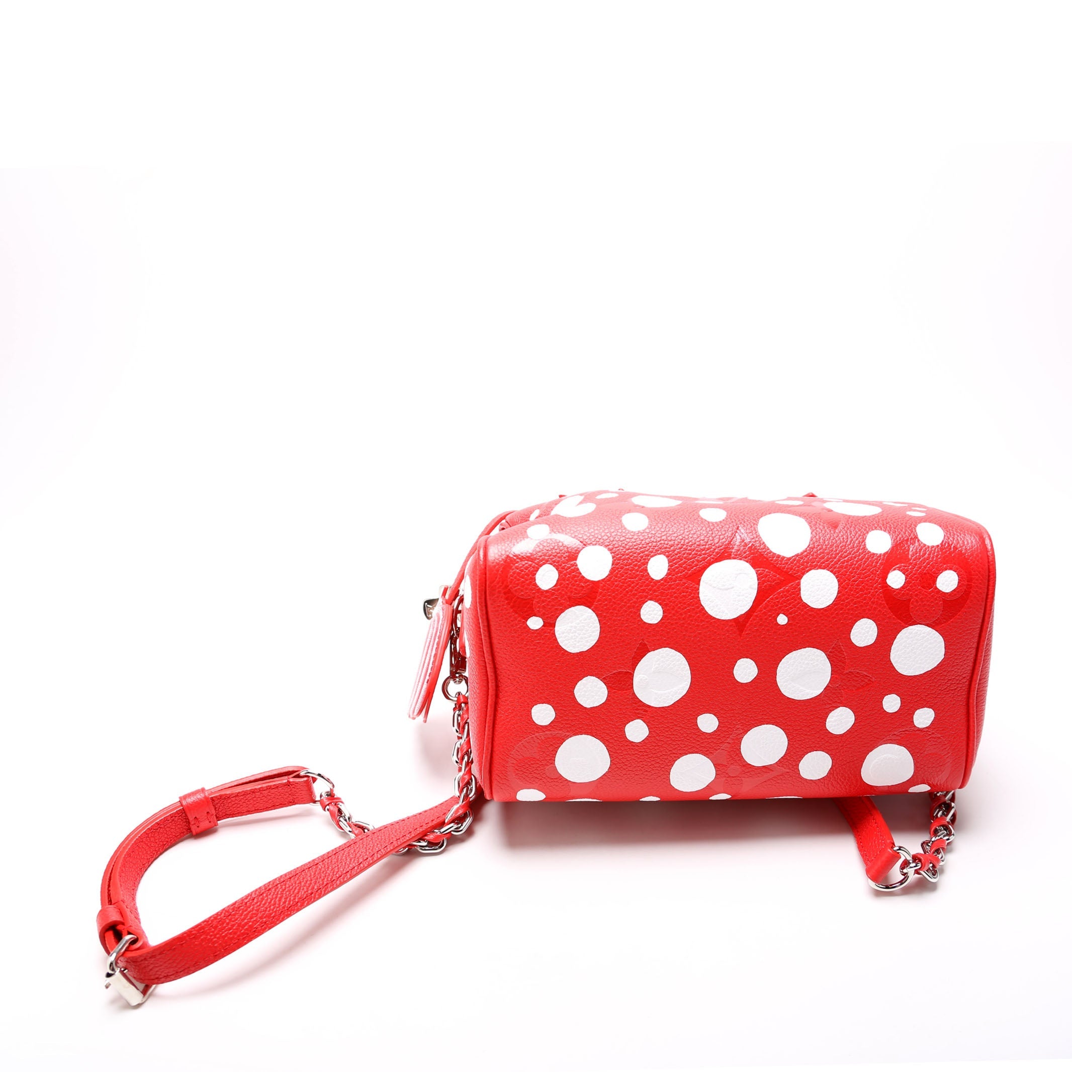 Speedy 20 Bandouliere Kusama Dots Empreinte Red