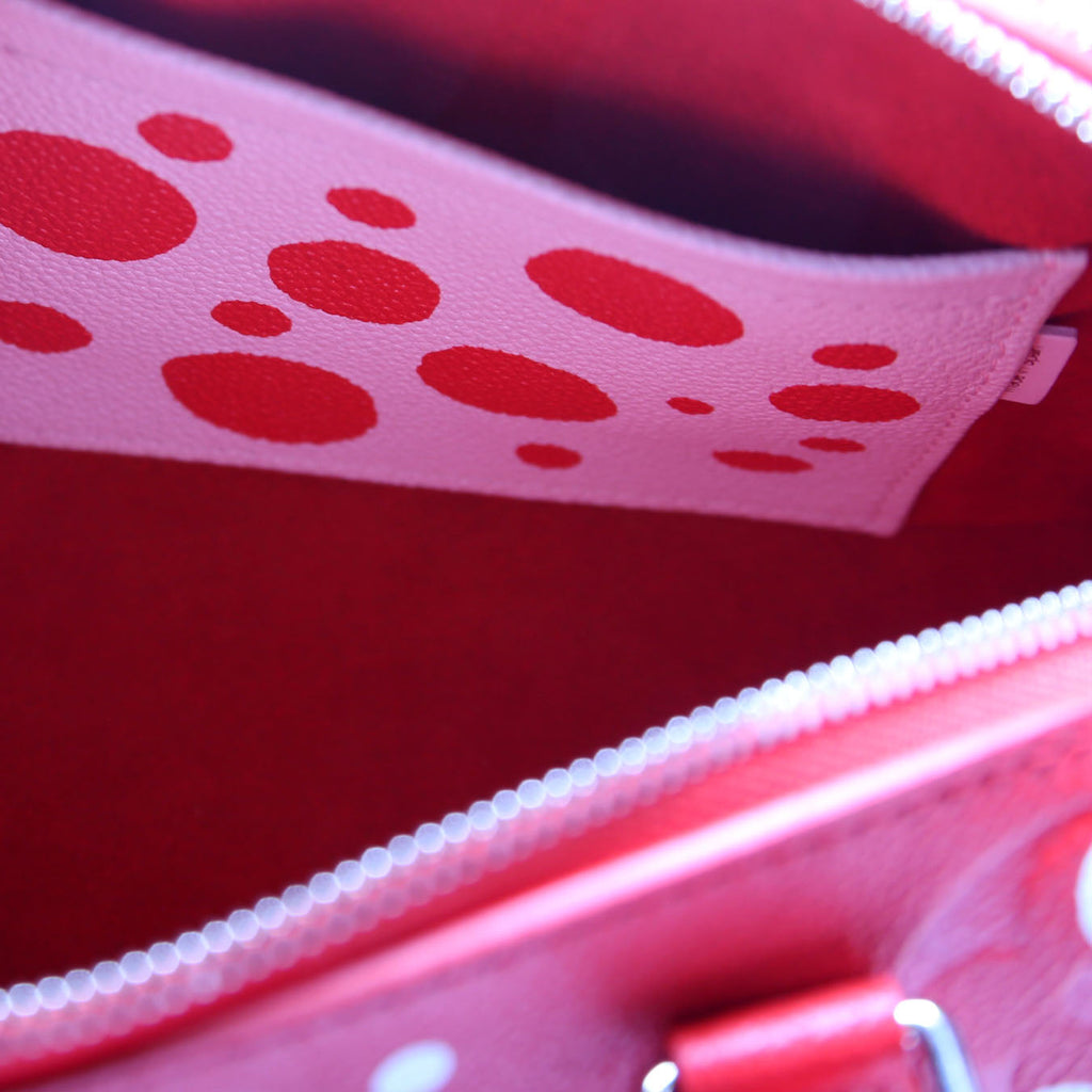 Speedy 20 Bandouliere Kusama Dots Empreinte Red