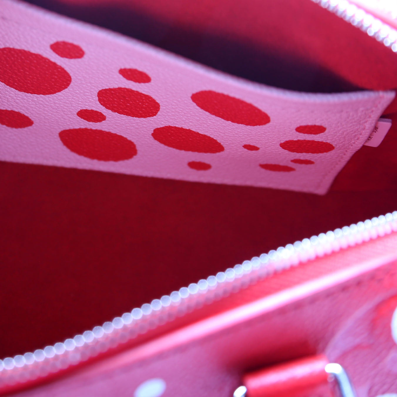 Speedy 20 Bandouliere Kusama Dots Empreinte Red