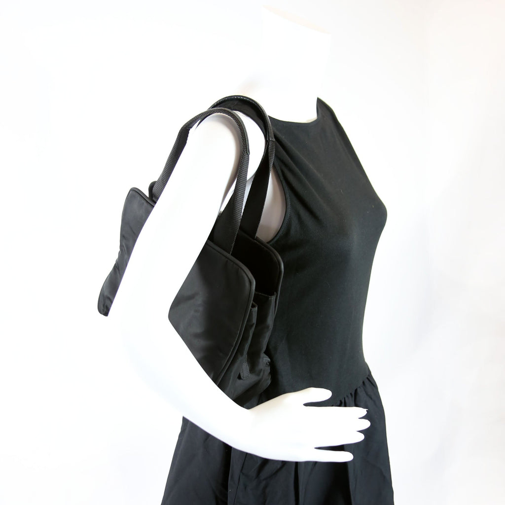 B7799 Tessuto Nylon Note Black