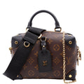 Petite Malle Souple Monogram Black/Brown