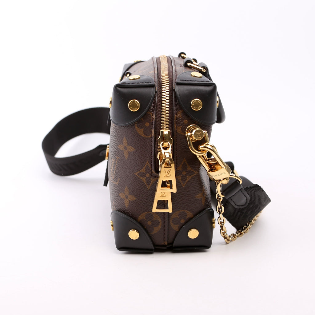 Petite Malle Souple Monogram Black/Brown