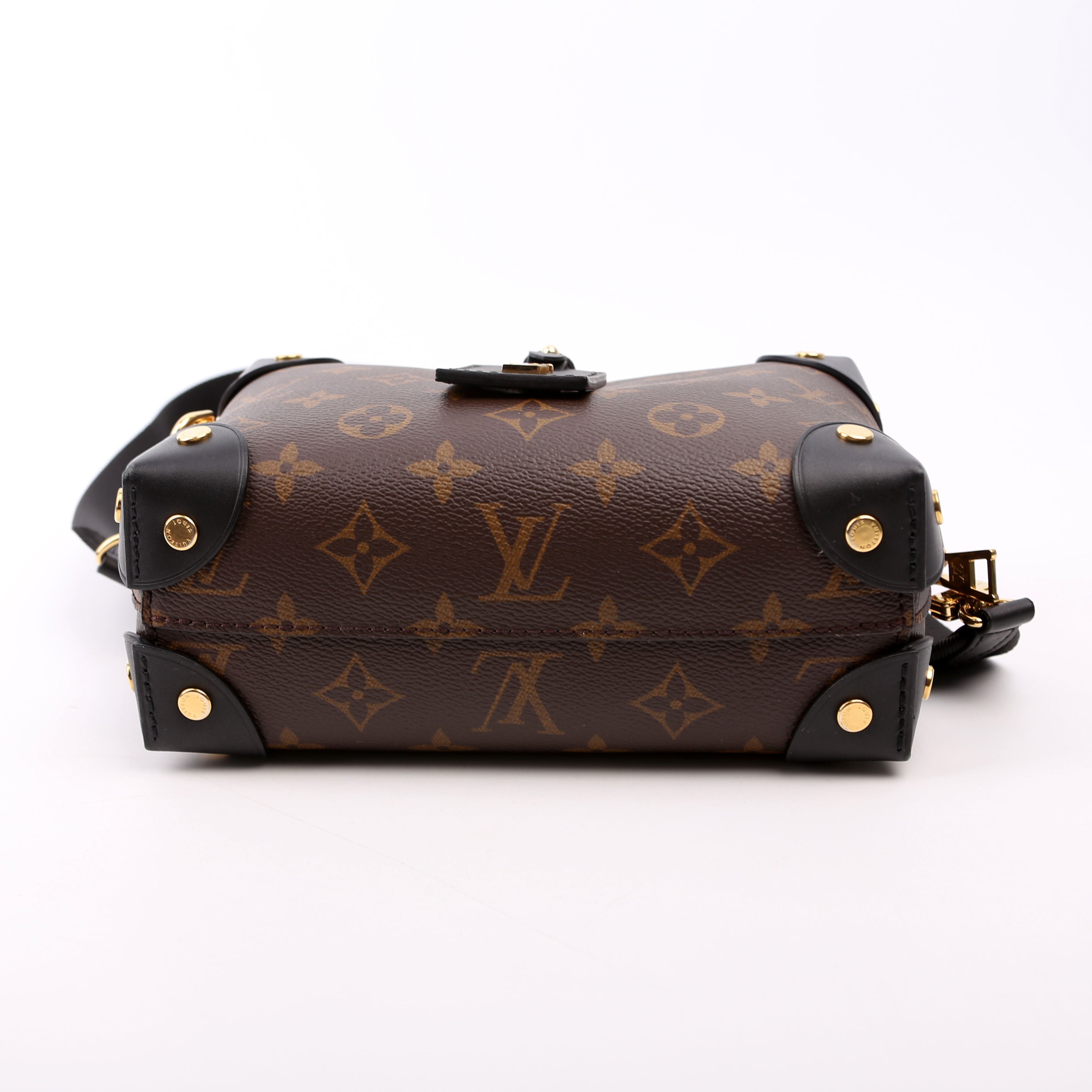 Petite Malle Souple Monogram Black/Brown