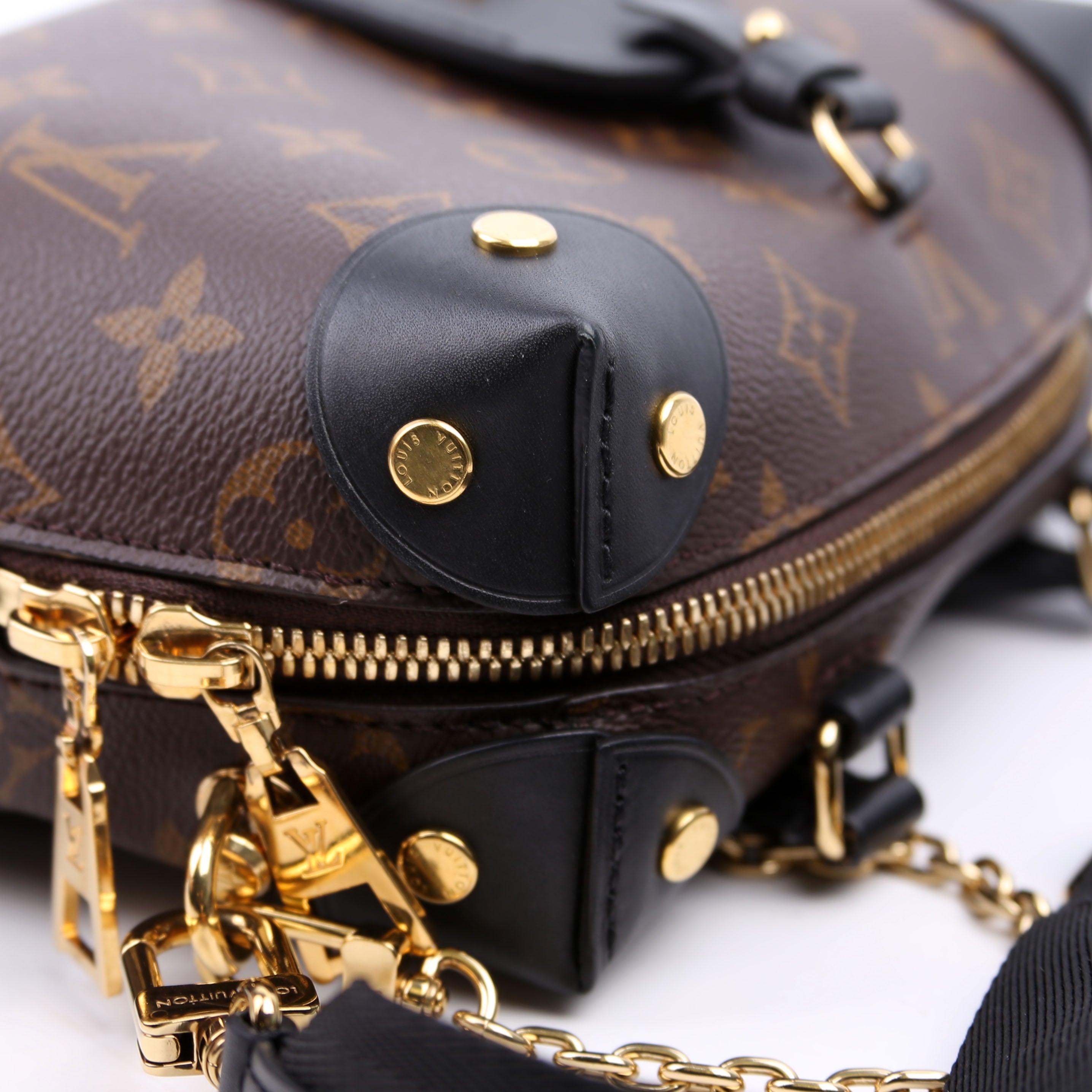 Petite Malle Souple Monogram Black/Brown