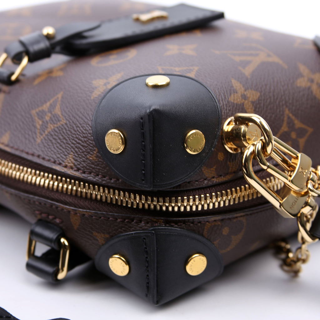 Petite Malle Souple Monogram Black/Brown