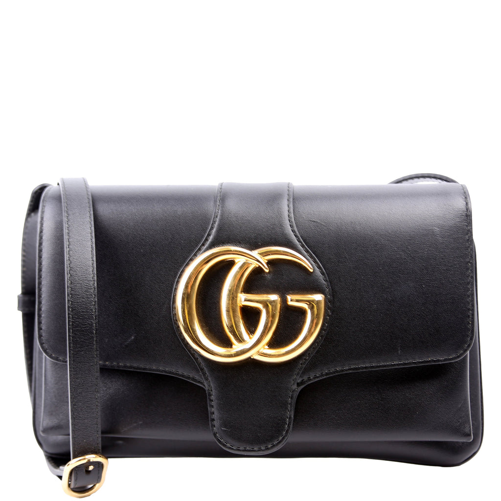 550129 Arli Flap Small Calfskin Black