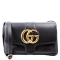 550129 Arli Flap Small Calfskin Black