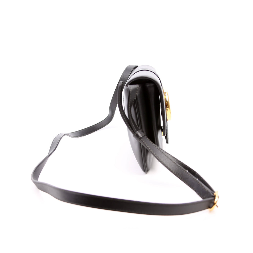 550129 Arli Flap Small Calfskin Black