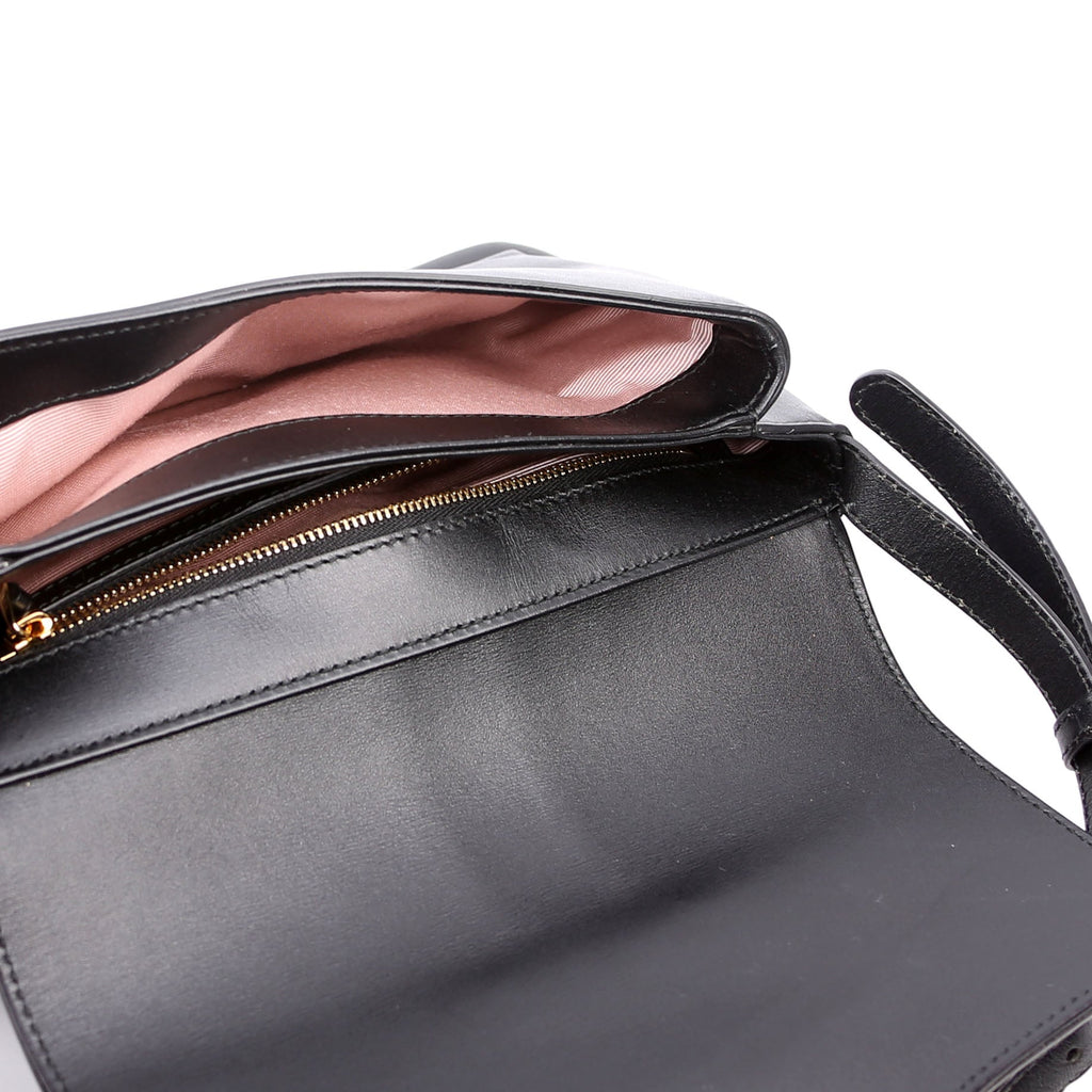 550129 Arli Flap Small Calfskin Black