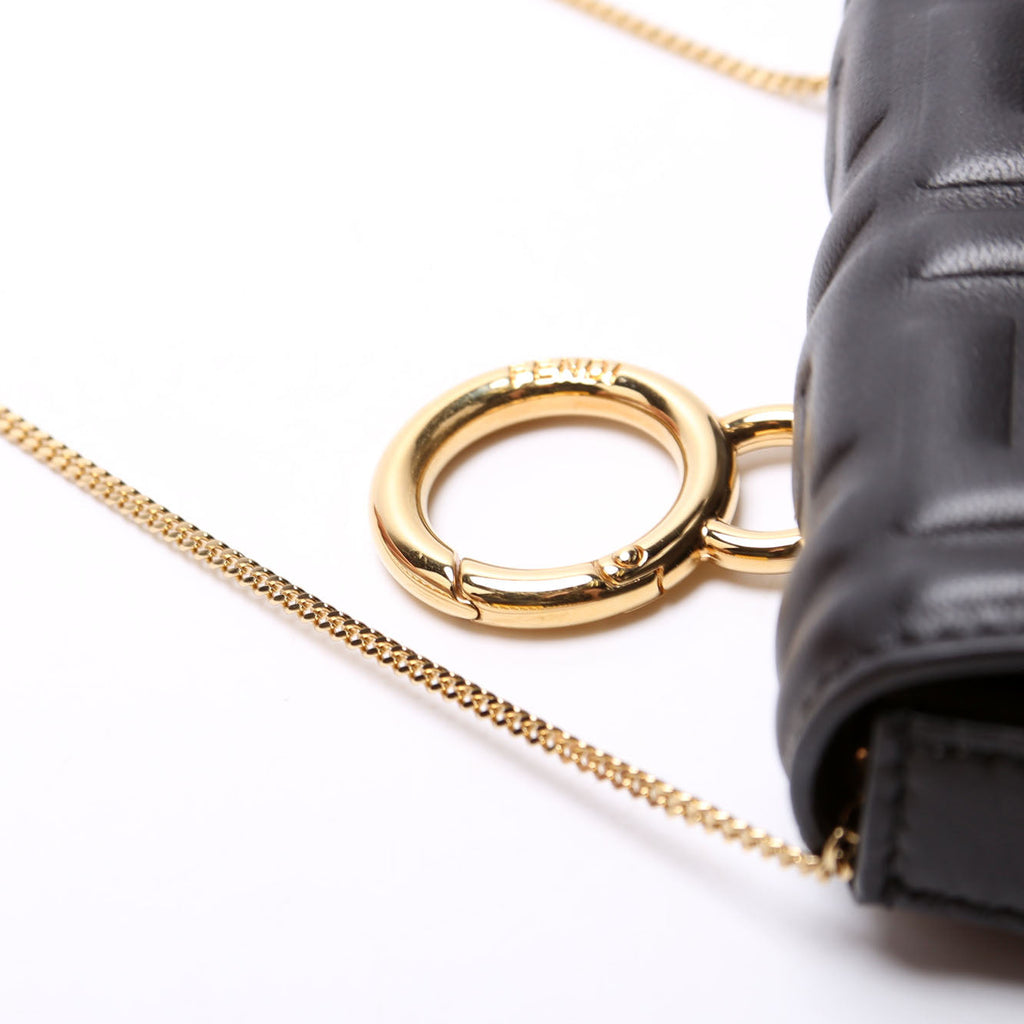 7AR844 Nano Baguette Charm Black