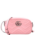 447632 Marmont Small Leather Camera Pink