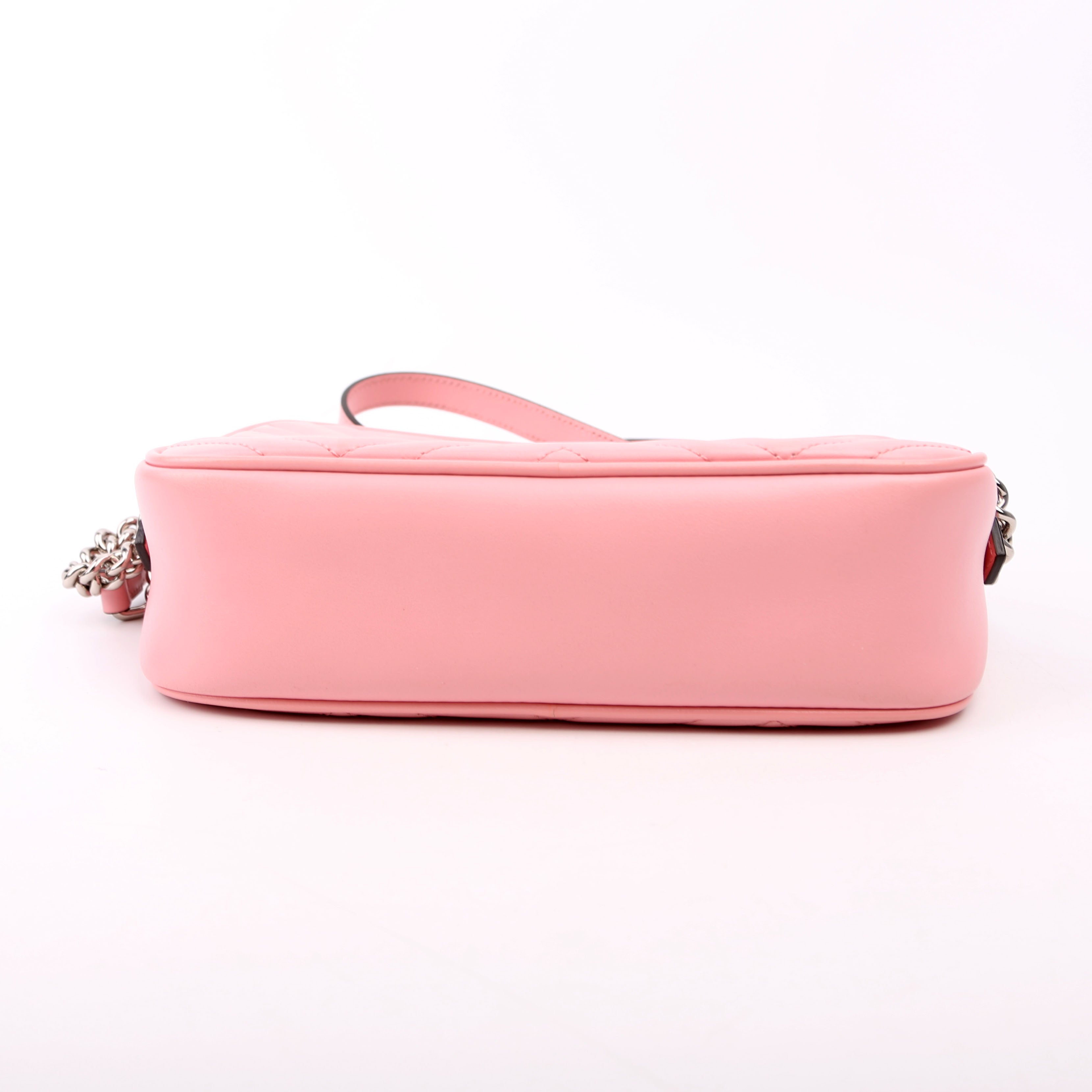 447632 Marmont Small Leather Camera Pink