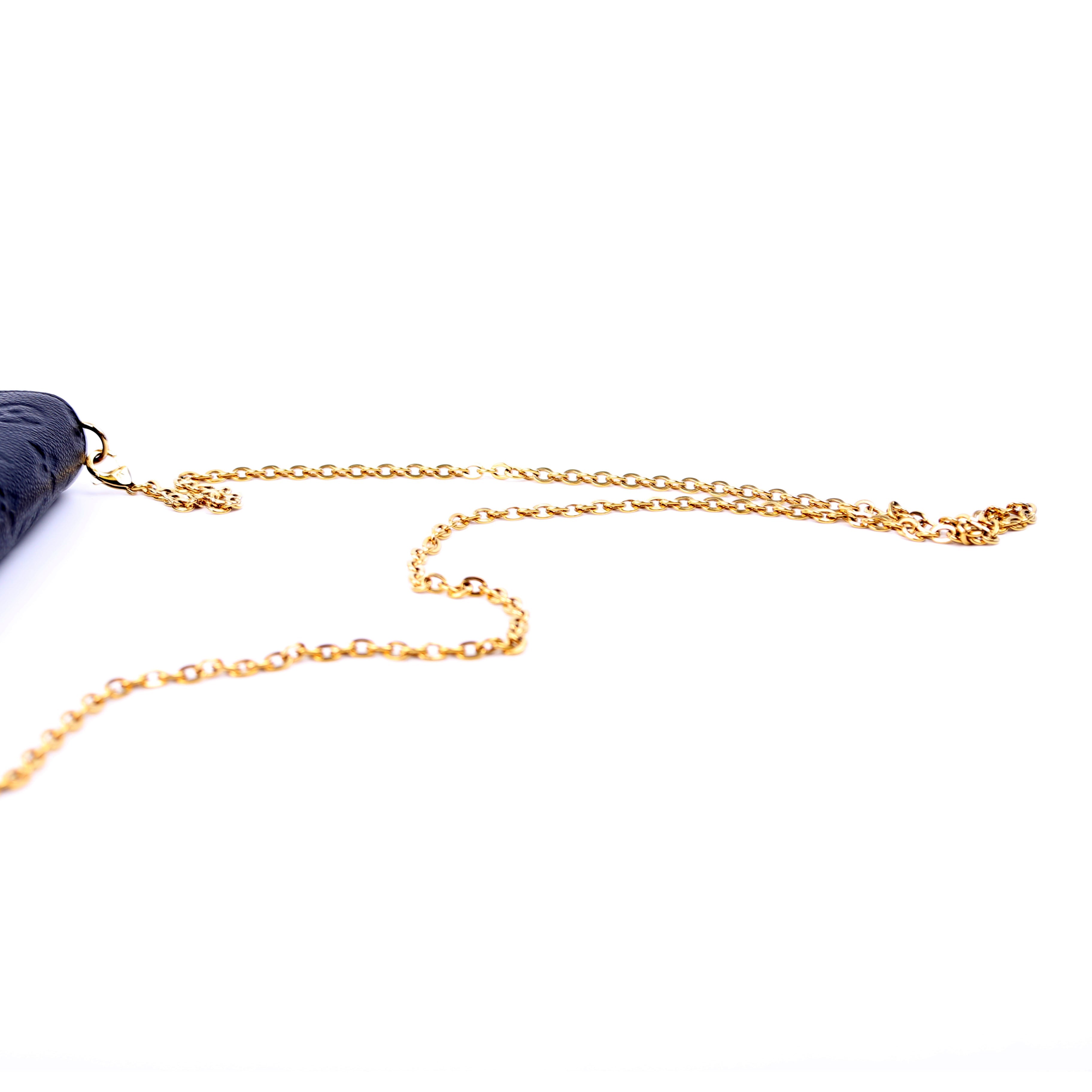 Pochette Felicie Empreinte Black
