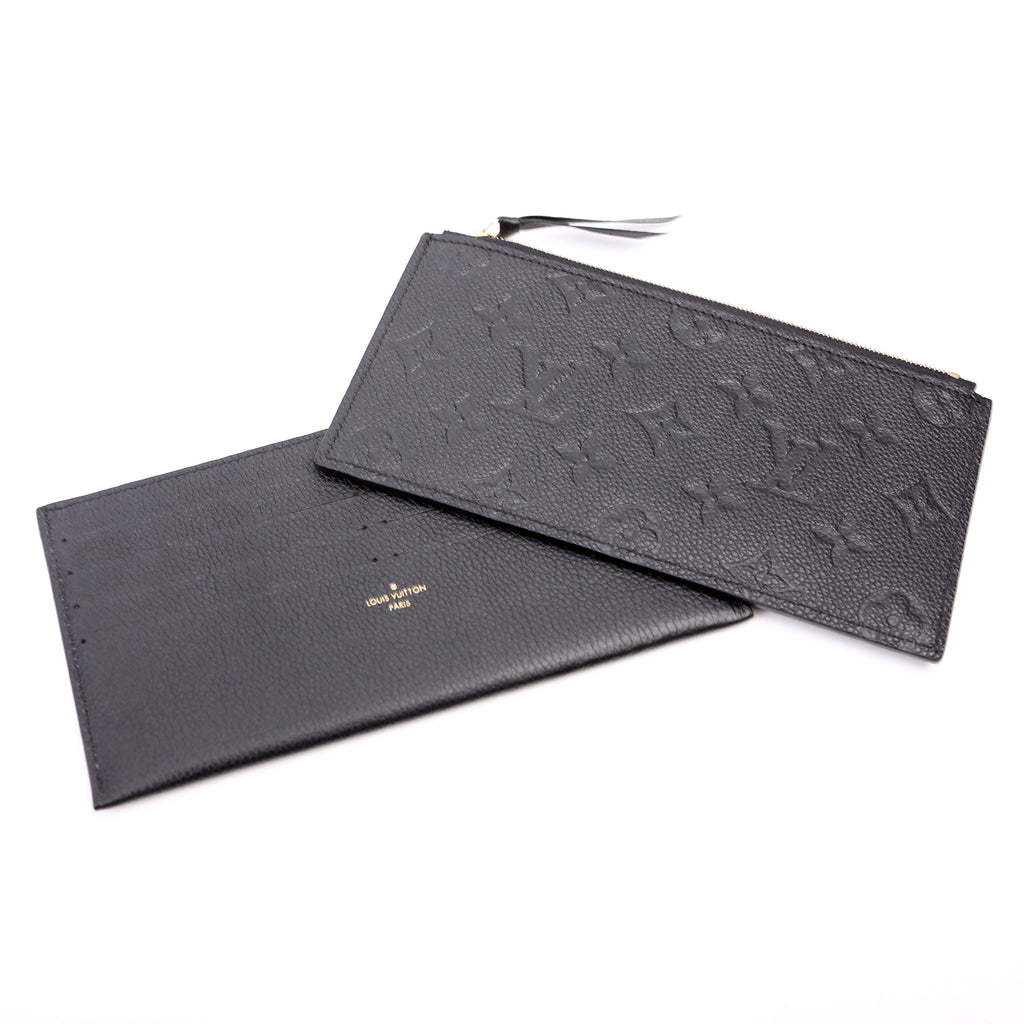 Pochette Felicie Empreinte Black