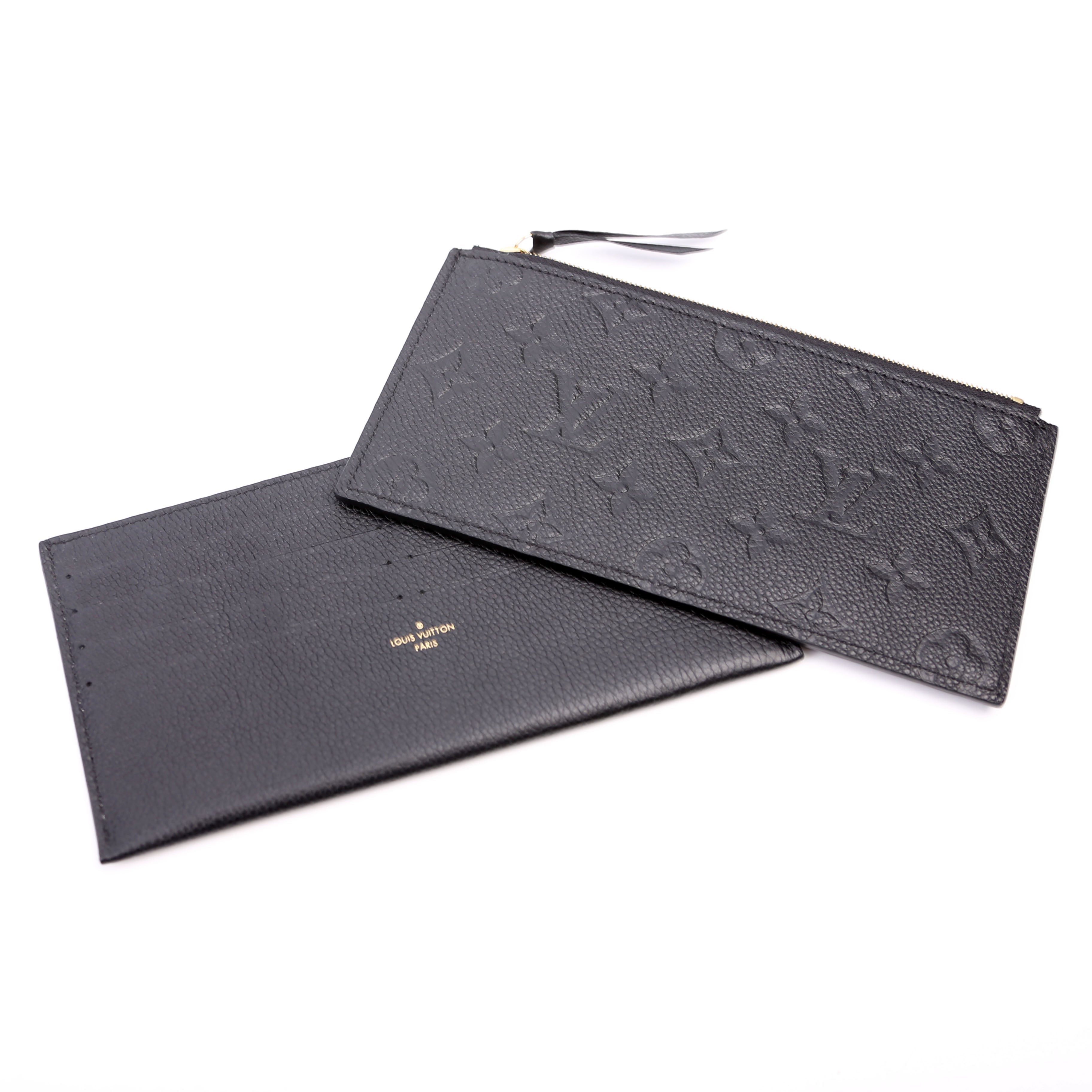 Pochette Felicie Empreinte Black