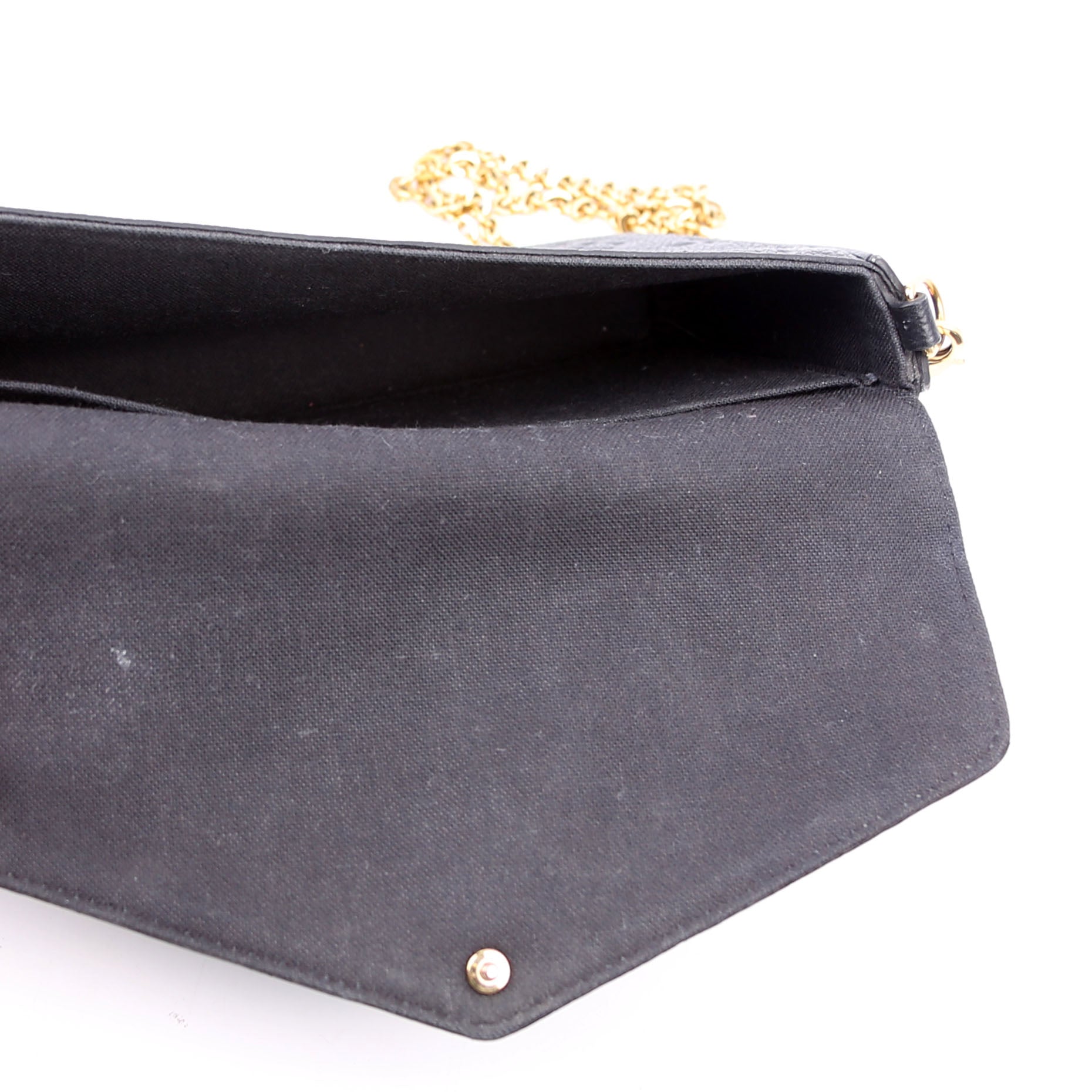 Pochette Felicie Empreinte Black