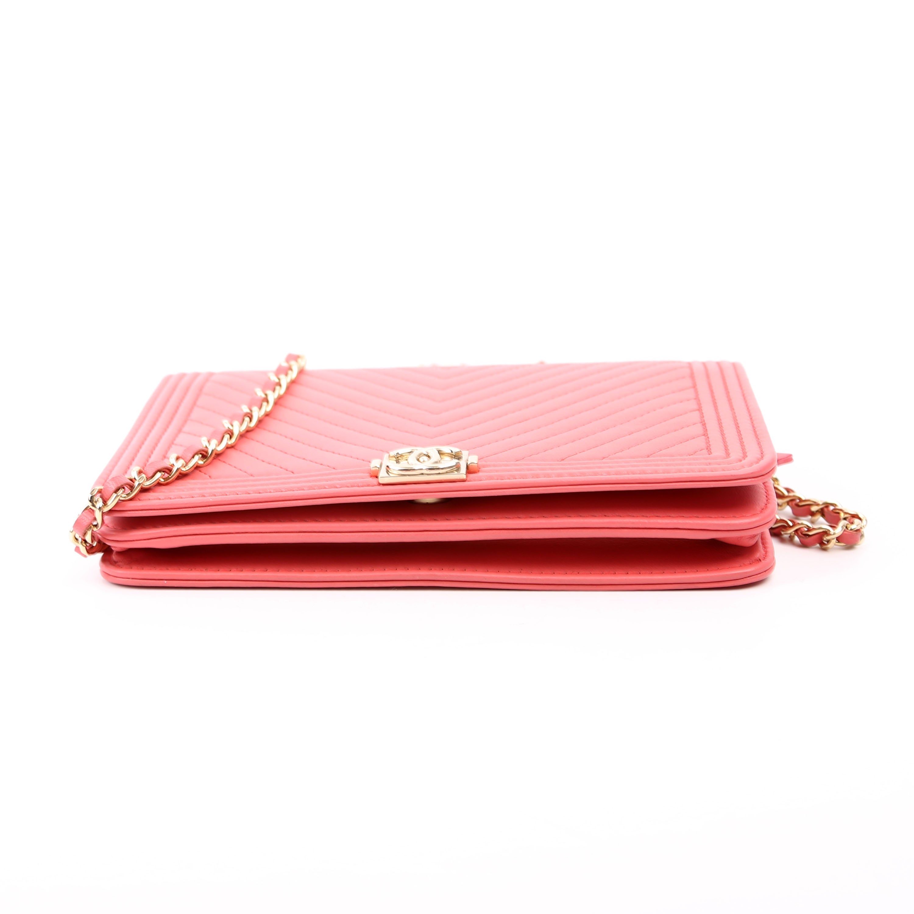 WOC Boy Chevron Lambskin Coral