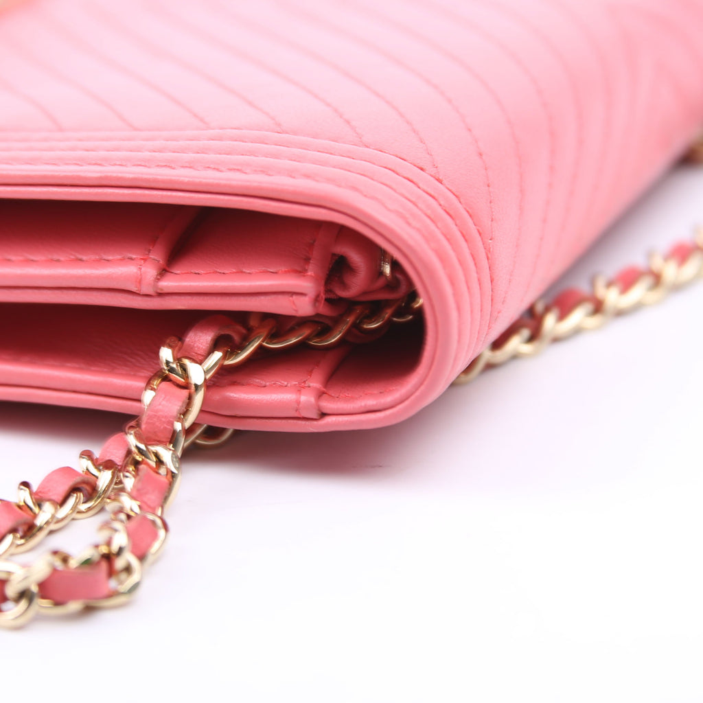 WOC Boy Chevron Lambskin Coral