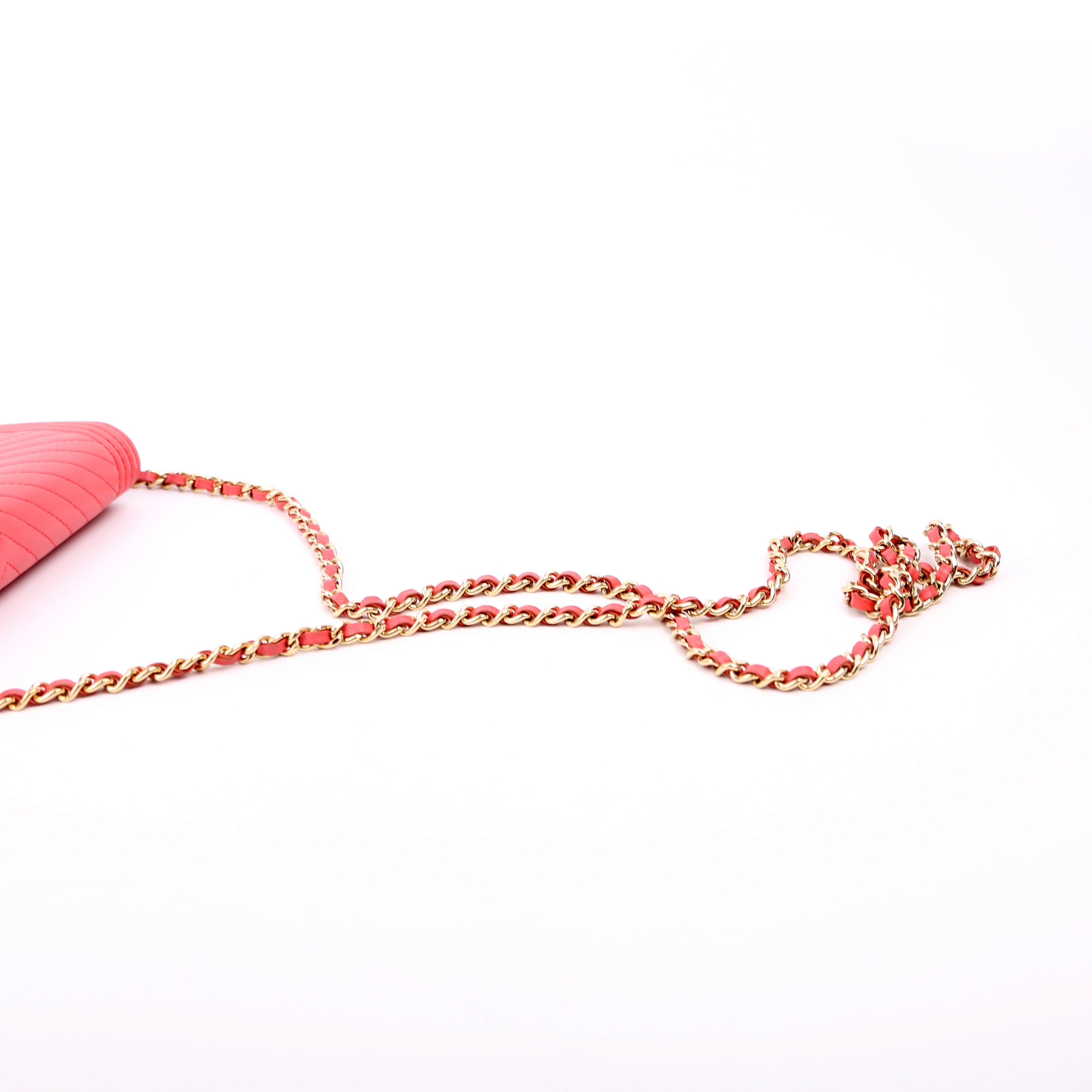 WOC Boy Chevron Lambskin Coral
