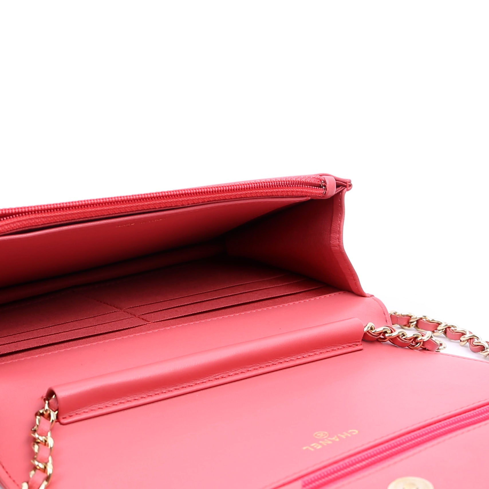 WOC Boy Chevron Lambskin Coral