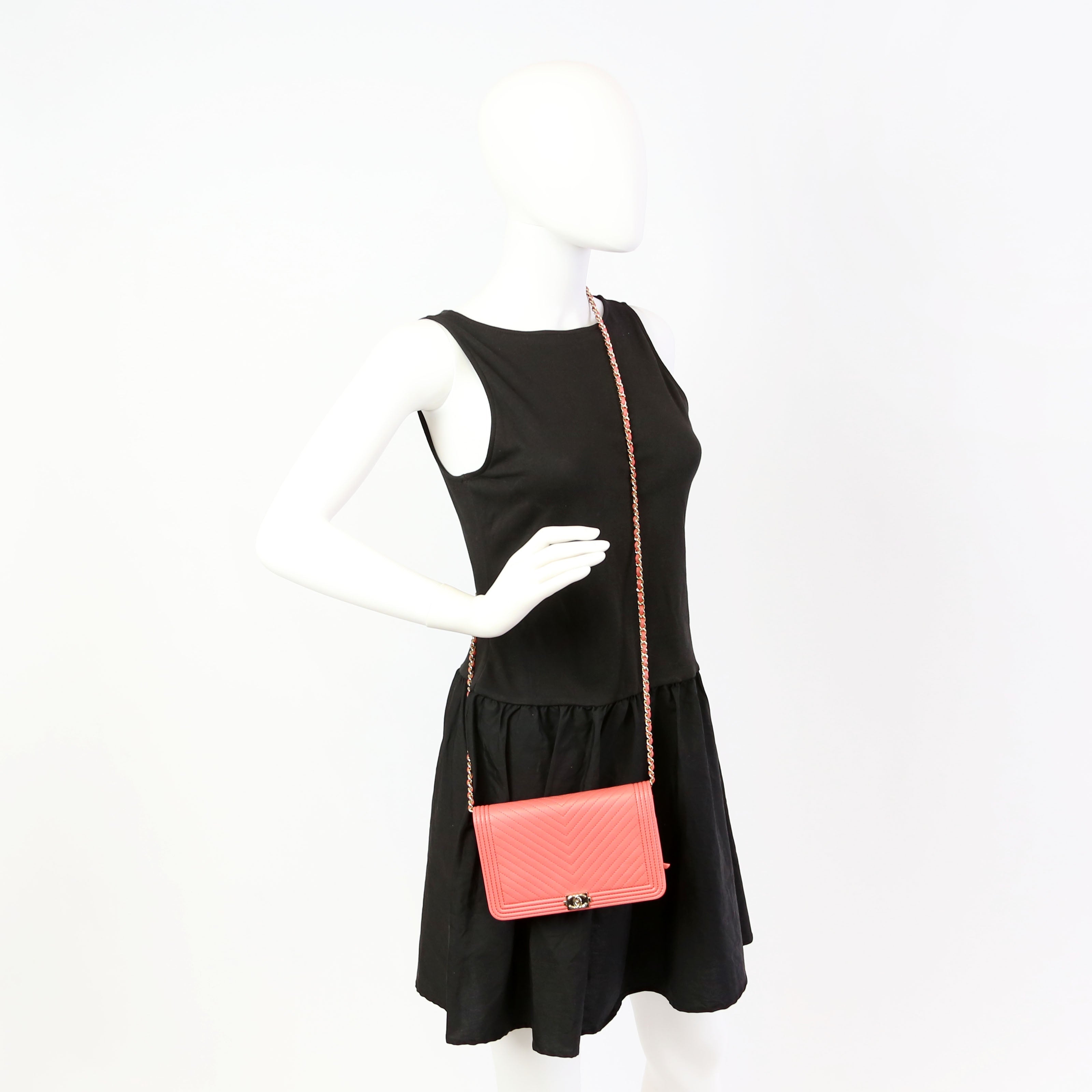 WOC Boy Chevron Lambskin Coral