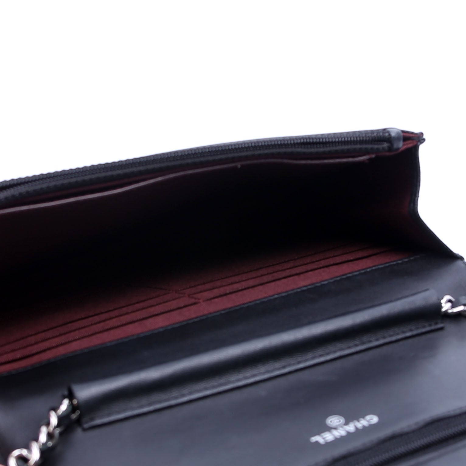 WOC Classic Quilted Lambskin Black