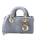 Lady D-Joy Micro Lambskin Blue