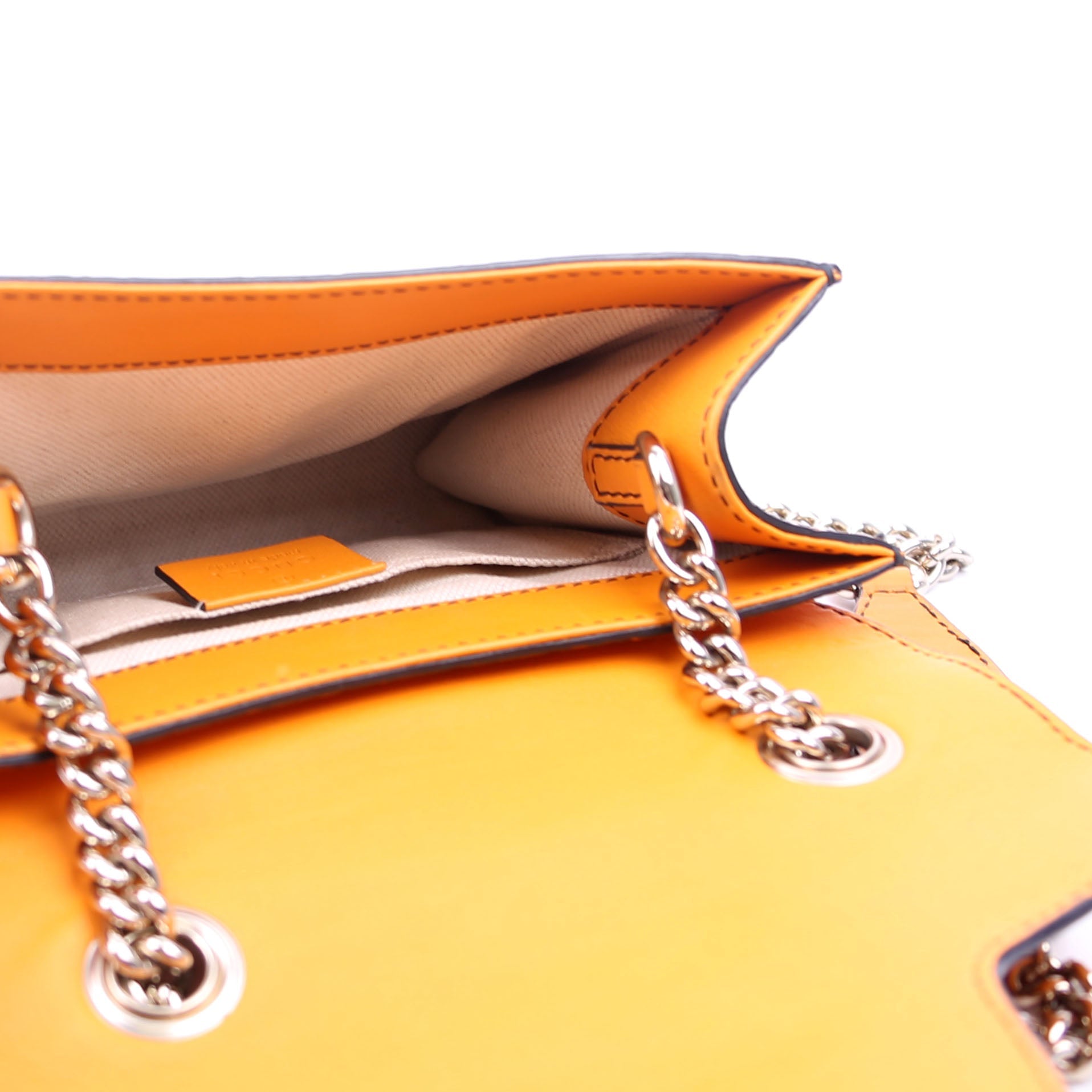 Gucci 369622 Guccissima Mini Emily Shoulder Orange